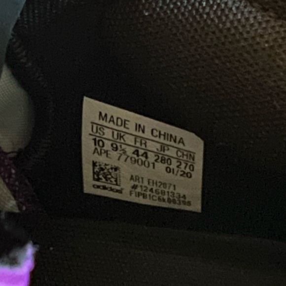 Adidas Dame 6 ‘Purple Tongue’ Size 10 - Picture 8 of 8